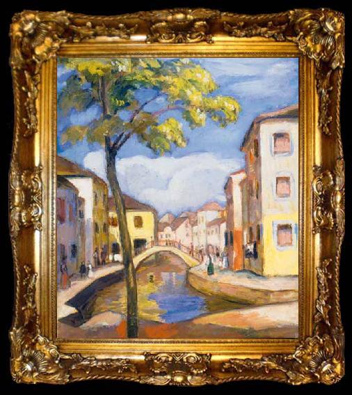 framed  Bela Ivanyi-Grunwald Venice, ta009-2